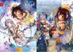 【中古】クリアファイル ソフィー＆プラフタ A4クリアファイル2種セット 「PS4/PS3/PS Vitaソフト ソフィーのアトリエ ～不思議な本の錬金術士～ GSコンボセット」 ガストショップ購入特典