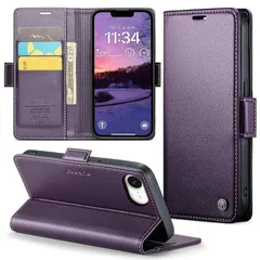 iPhone16e用カード収納アイホン16e財布型カードポケット付きケース第4世代カバー手帳型Uovonスマホケース高級アイフォン16e