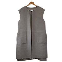 ENFOLD エンフォルド 19AW クルーネックサイドスリット売れ筋商品|||ニット 300CA170-2260 38 グレー R14651 ENFOLD - ENFOLD エンフォルド 19AW クルーネックサイドスリット