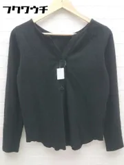◇ FREAK'S STORE フリークスストア ヘンリーネック 長袖 カットソー サイズF ブラック レディース 【中古】 【1002800336029】