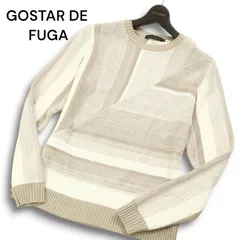 GOSTAR DE FUGA ゴスタール ジ フーガ 秋冬 切替デザイン★ セーター ニット Sz.44 メンズ
