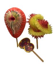 あやとりペーパーフラワー（紙翻花　纸翻花　Paper turning flower）