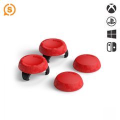 新品 SCUF ユニバーサルサムスティックグリップ Tactictボタン【6個入・レッド】902-601-04-009-NA