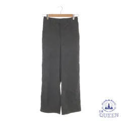 ☆美品☆ GU ジーユー パンツ カジュアル ロング ストレート レディース ブラック M 901-5727 送料無料 古着