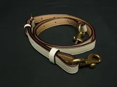 ■極美品■ COACH コーチ レザー バッグ用 ショルダーストラップ 斜め掛け 肩掛け レディース ホワイト系 BS0456