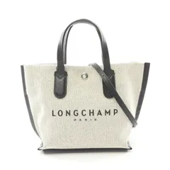 ロンシャン Longchamp ハンドバッグ エッセンシャル XS トップハンドルバッグ 10259HSG037 エクリュ キャンバス レザー エッセンシャル XS ハンドルバッグ レディース