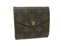 LOUIS VUITTON ルイヴィトン M61660 モノグラム ポルトモネビエ カルトクレディ Wホック 三つ折り 財布 ウォレット ブラウン系 DI6118