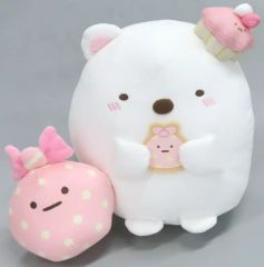 [중고] 봉제인형 시로쿠마와 후로시키 봉제인형(2체 세트) [이치반 쿠지 스미코구라시~스미코의 스위트 타임~] 라스트원상
