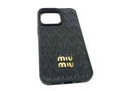 極美品 miumiu iPhone 12/12 Proケース チェーン付き 極美品 miumiu iPhone 12/12 Proケース チェーン付き iphone16