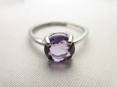 【アメジストリング】/size(フリー)/《2月誕生石》/《癒しと安らぎ》/1538e5