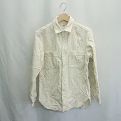 ◇ ⊇◎ UNIQLO ユニクロ コーデュロイ 長袖 ジャケット サイズS アイボリー メンズ E  【1412090022708】