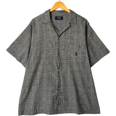 古着 ノーティカ NAUTICA SLEEPWEAR グレンチェック 半袖 オープンカラー シャツ ボックスシャツ メンズXL相当/eaa573376のサムネイル