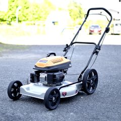 【展示品】【未使用】【始動確認済】 エンジン 草刈機 手押し式 5馬力 横排出 下刈刃付き HG-M139H 【639】