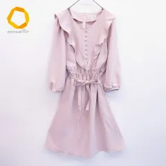 Bon mercerie ボンメルスリー ワンピース ロングワンピース フレア 852519k★