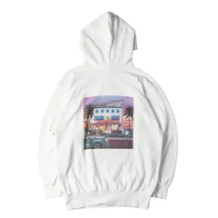 CHALLENGER チャレンジャー パーカー サイズ:L / 23AW 初売り限定 MOON Equipped スウェット パーカー (HOODIE) / ホワイト 白 / トップス フーディー プルオーバー 【メンズ】【中古】