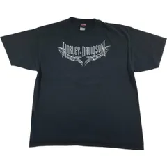 古着 00年代 ハーレーダビッドソン Harley-Davidson ピンナップガール モーターサイクル バイクTシャツ メンズXXL相当/eaa538499