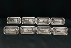 板橋用品製作所　S-80DXST　8個　クリア　白　角マーカー　電球式　24V6W　ガラス 前開きタイプ レトロ デコトラ　かまぼこ　車高灯　トラックショップASC