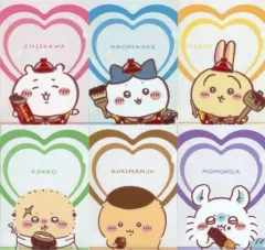 【中古】クリアファイル 全6種セット オリジナルA4クリアファイル 「ロッテ×ちいかわ なんか小さくてかわいいやつ×ローソン」 対象お菓子購入特典