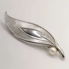 ミキモト 本真珠 アコヤ真珠 パール 約6mm ピンブローチ ピンバッチ MIKIMOTO