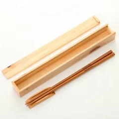 箸箱 スライド 天然木製 紀州塗りNjeco汎 箸・箸箱セット（箸置き付） ナチュラル） 箸入れ 箸ケース 大人 はしいれ
