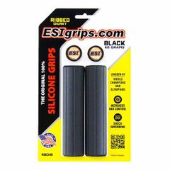 【最速発送】ESI grips イーエスアイグリップス Ribbed Chunky リブドチャンキー ブラック 【自転車】【MTB】【グリップ】