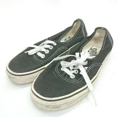 ◇ VANS ヴァンズ スニーカー サイズ5.5 ブラック メンズ レディース E  【1407180044579】