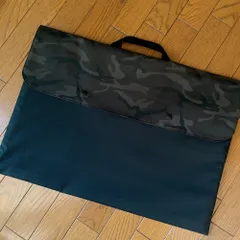 ブラック カモフラージュ＊防災頭巾カバー＊背もたれ補強