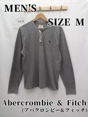 5670　Abercrombie & Fitch　ボーダー柄トップス　M
