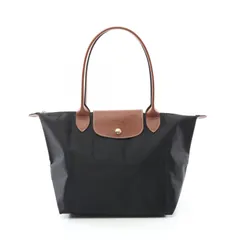 ロンシャン Longchamp トートバッグ LE PLIAGE ORIGINAL M ル プリアージュ オリジナル M L2605089001M ブラック キャンバス レザー ショルダーバッグ レディース 新品のサムネイル