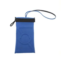 【美品！】モンクレール クレイググリーン ネックポーチ ジーニアス ロゴ ブルー 美品！】モンクレール クレイググリーン ネックポーチ