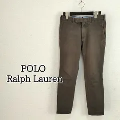 ポロラルフローレンRalphLaurenスリムフィットチノパン灰グレー30