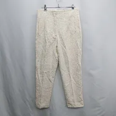 ◇ ⊇ ZARA ザラ コットン系 ストレートパンツ サイズM アイボリー レディース E  【1409100012224】