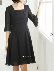 新品 未使用 11 レディース ワンピースドレス（着丈93～97cm）結婚式