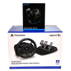##Logicool G923レーシングホイール&ペダル/Driving Forceシフターセット PC PS4 PS5対応