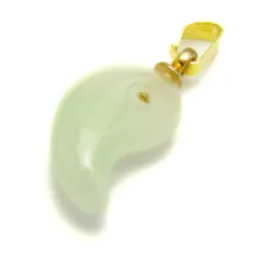 勾玉ペンダントトップ 染めビルマ翡翠 パワーストーン 現代勾玉 バラ売り 勾玉染めビルマ翡翠 勾玉 勾玉パワーストーン 翡翠パワーストーン ヒスイパワーストーン