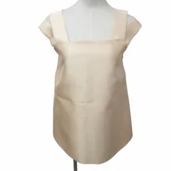 ドゥロワー Drawer 美品 近年モデル ウールシルクミカドキャミソール ブラウス ノースリーブチュニック ビスチェ 6521-299-0973 ベージュ 36 約Sサイズ 0421 ■GY26のサムネイル
