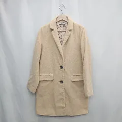 ◇ ⊇ OLIVE des OLIVE オリーブ デ オリーブ 長袖 チェスターコート サイズM ベージュ レディース E  【1502030030204】