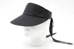 coco 中古 ジーフォア G/FORE サンバイザー フリー 黒 ブラック 美品 サテンリボン 中古 ジーフォア G/FORE サンバイザー フリー 黒 ブラック 美品