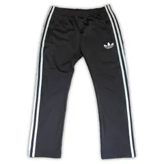 古着 adidas アディダス トラックパンツ ジャージ トレフォイルロゴ 3ライン ブラウン M 95サイズ 255-22