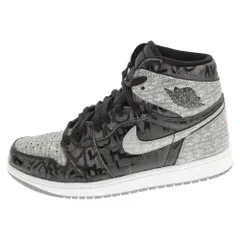 NIKE (ナイキ) AIR JORDAN 1 RETRO HIGH OG REBELLIONAIRE 555088-036 エアジョーダン1レトロハイオージーレベリオネア ハイカットスニーカーシューズ US9.5/27.5cmのサムネイル