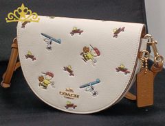 激カワ✨2way✨COACH✨コーチ✨ショルダーバッグ✨手提げ✨夕日✨サン 