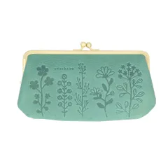 ☆ グリーン ☆ zucchero ズッケロ 花柄デザインがま口長財布 ズッケロ 財布 55432 zucchero 長財布 長サイフ 花柄デザイン がま口長財布 本革 革 レザー サイフ さいふ ウォレット レディース 大容量 大きめ おしゃれ ブランド