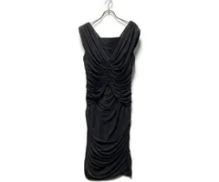 TADASHISHOJIタダシコレクションロングドレス　ブラックワンピースM-L TADASHISHOJIタダシコレクションロングドレス ブラックワンピースM-L