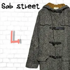 【匿名配送】Sab street　サブストリート　ロングコート　コート　Ｌ　ウール　レディース　秋　冬　古着のサムネイル