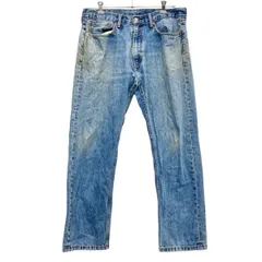 Levi's 505 デニムパンツ W36 アイスブルー系 リーバイス ジップフライ アメカジ ジーンズ エジプト製 古着卸 アメリカ仕入 2509-623