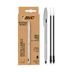 ボールペン２本セット＋替えインク　骨董品　昭和レトロ bic 三菱 zebra ボールペン2本セット＋替えインク 骨董品 昭和レトロ bic 三菱