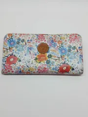 【中古美品】BOTTEGA FIORENTINA　ラウンドファスナー長財布