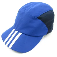 アディダス キャップ 帽子 ブランド メッシュ スポーツウエア ジュニア キッズ 男の子用 OSFZ(54-57cm)サイズ ブルー adidas 【中古】