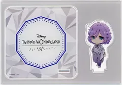 【中古】コースター エペル・フェルミエ アクリルスタンドコースター＜ポムフィオーレ寮＞ 「ディズニー ツイステッドワンダーランド×OH MY CAFE(2023)」 ドリンクメニュー有償特典