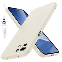 【数量限定】Mi 11 Lite 5G ケース 耐衝撃 シリコン 薄型 スリム Mi Xiaomi 11 Lite 5G カバー tpu 磨り表面 指紋防止 柔らかい裏地 ネックストラップ米軍MIL規格 ワイヤレス充電対応ストラップホール付き 黄ばみなし レン